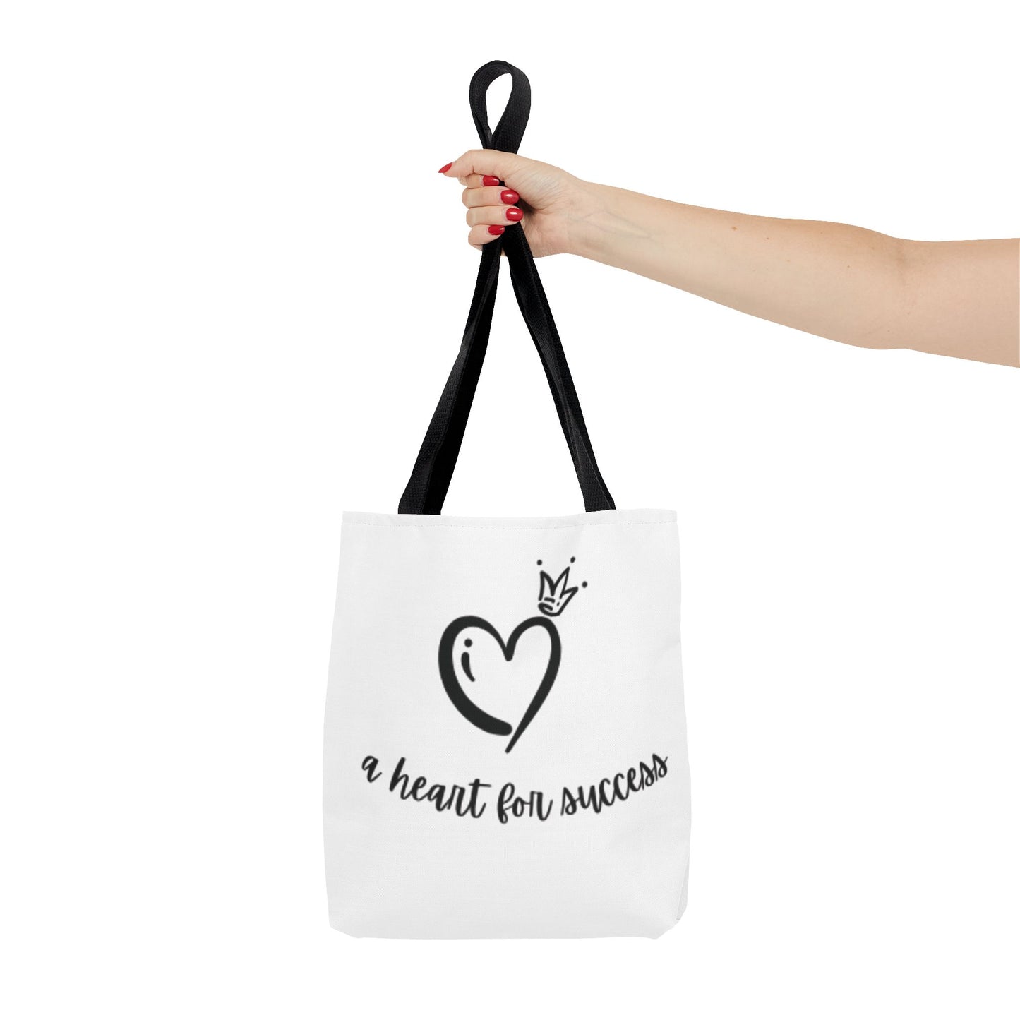 3 Heart Tote Bag -White