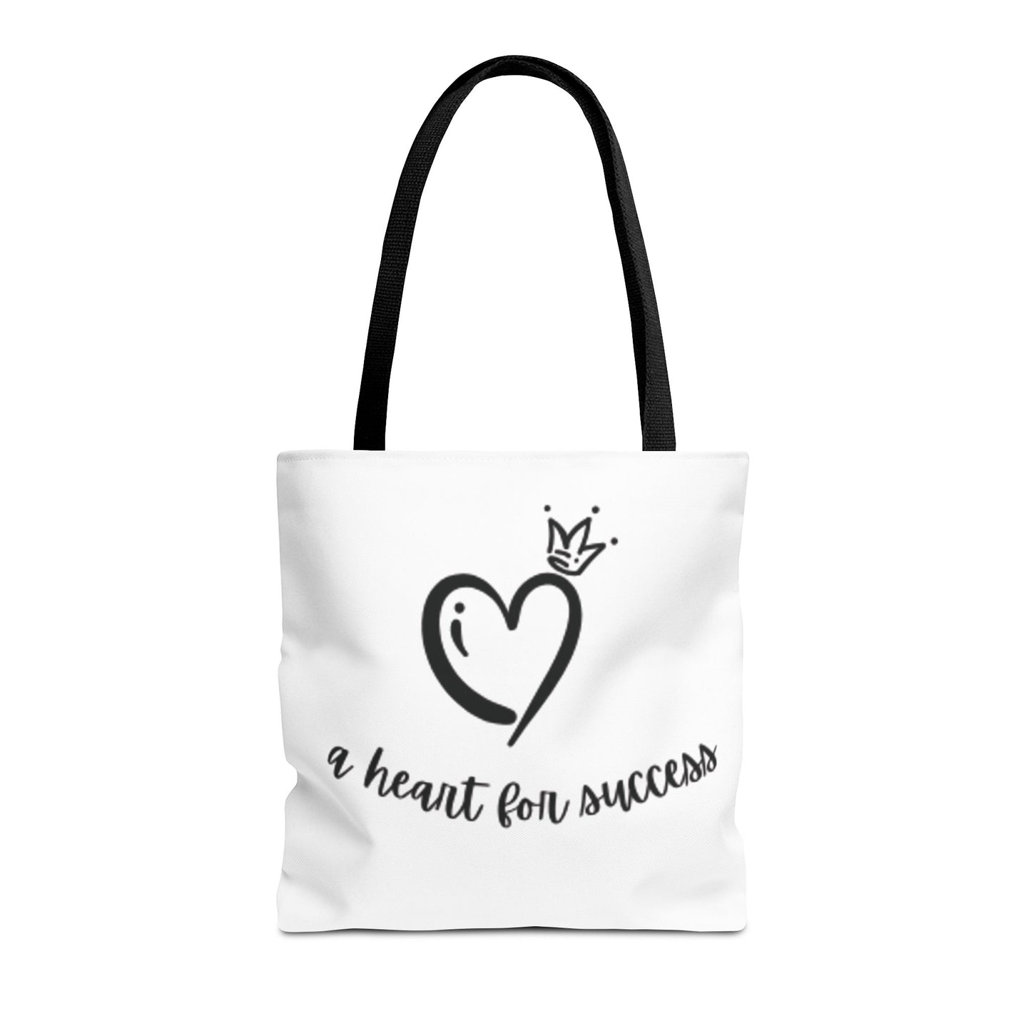 3 Heart Tote Bag -White