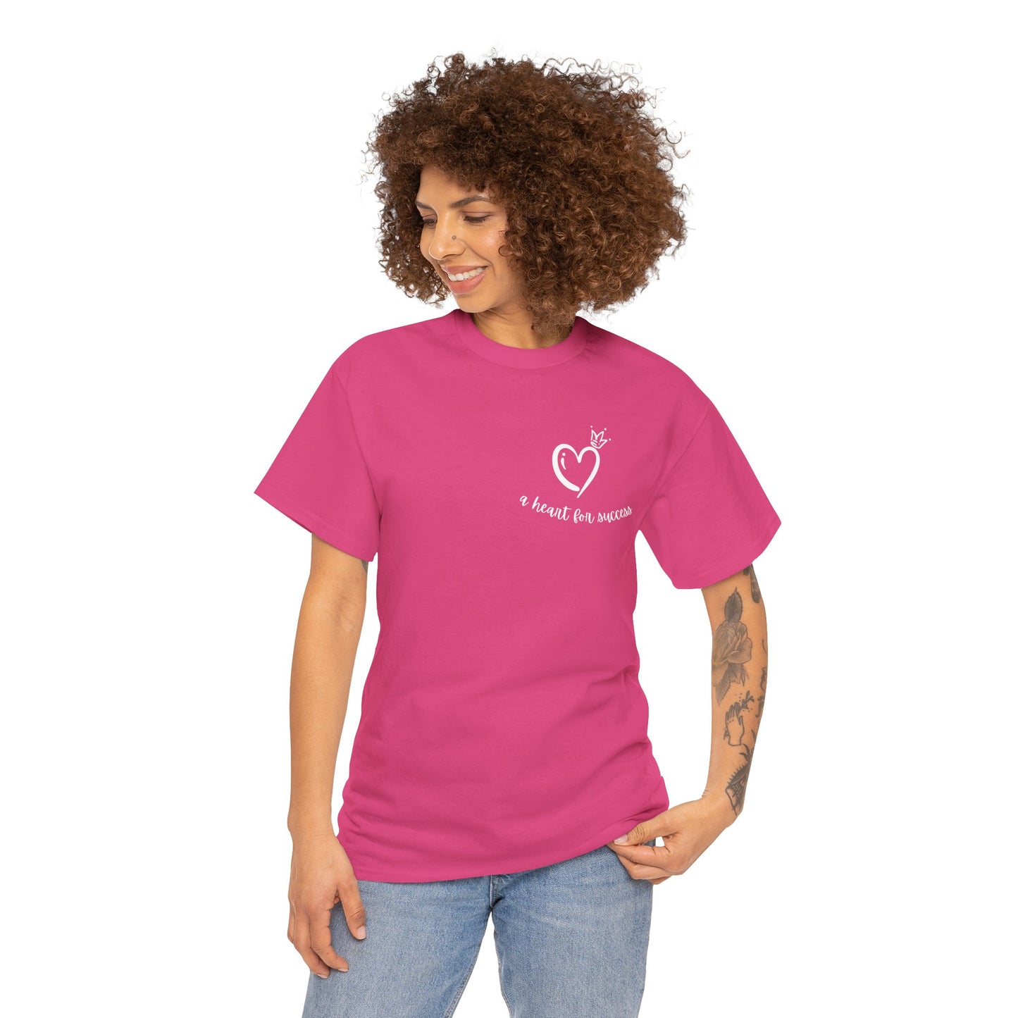 A Heart for Success T-Shirt for Everyday Inspiration