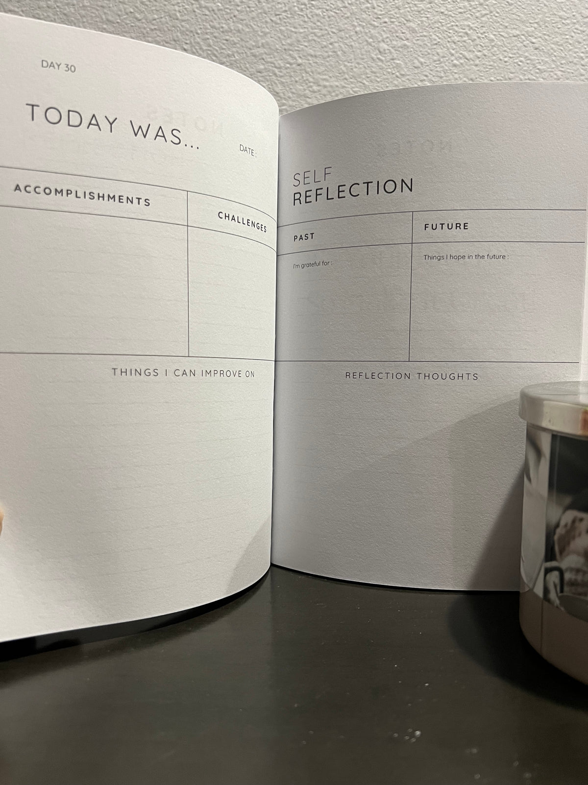 Self Reflection Journal: 90 Days to Make Your Journey Successful
